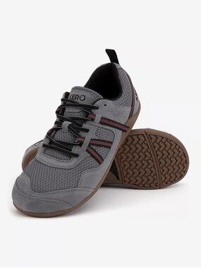 Xero Shoes Prio Suede Barefoot Sneakers Men’s 14 Gray Minimalist Shoes